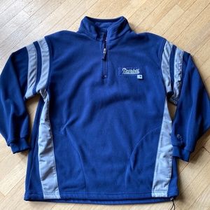 New England Patriots Men’s Large  1/4 fleece zip-excellent condition!